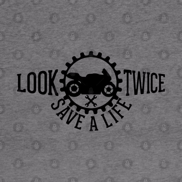 Look Twice Save a Life Sports Bike by AStickyObsession